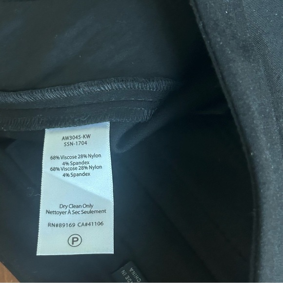 NWT ATM Anthony Thomas Melillo Women’s Black Slim Ankle Work Office Pants 2 - Picture 11 of 11